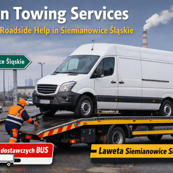 Van Towing Services – Fast Roadside Help in Siemianowice Śląskie