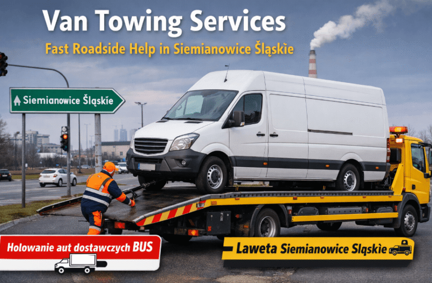 Van Towing Services – Fast Roadside Help in Siemianowice Śląskie