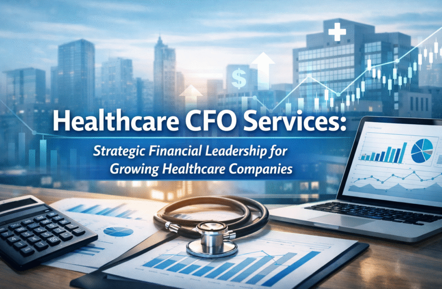 Healthcare CFO Services: Strategic Financial Leadership for Growing Healthcare Companies