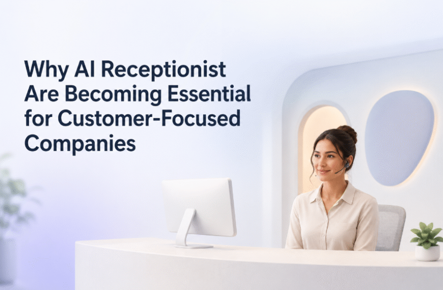Why AI Receptionist Are Becoming Essential for Customer-Focused Companies