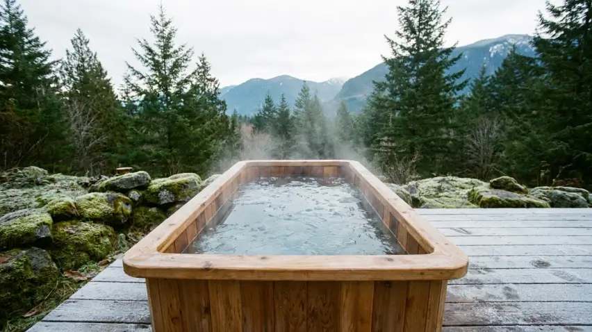 Pairing Heat and a Cold Plunge for Contrast Therapy in a Small Space