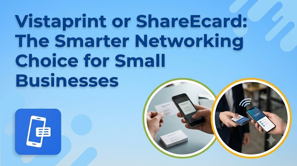 Vistaprint or ShareEcard: The Smarter Networking Choice for Small Businesses
